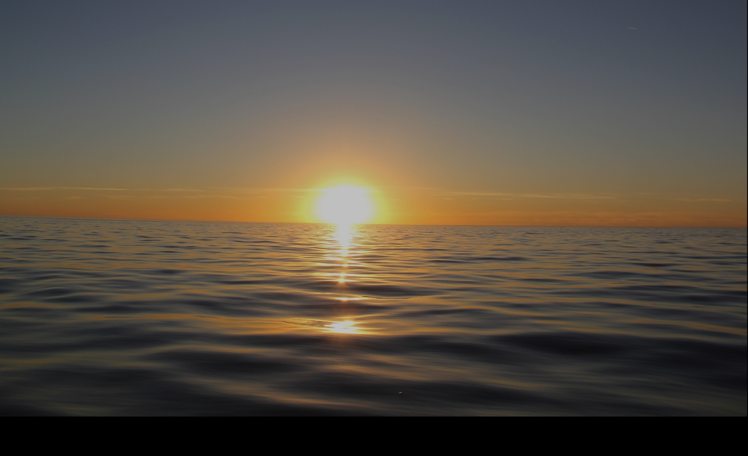 Ocean sunset taken from aboard Pacific Ocean Charters